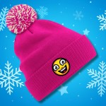 CZAPKA ZIMOWA SMILESLOW - RÓŻOWA