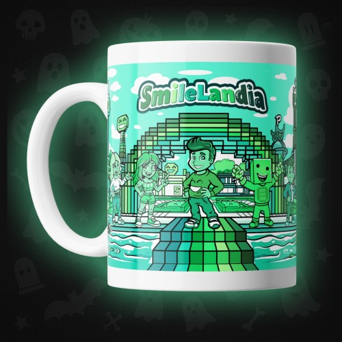 KUBEK ŚWIECĄCY W CIEMNOŚCI