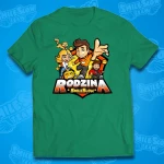 KOSZULKA RODZINA SMILESLOW - ZIELONA