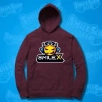 BLUZA SMILEX - BURGUNDOWA