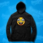 BLUZA UŚMIECHNIĘTA BUŹKA - CZARNA