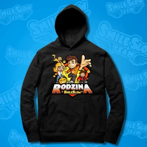 BLUZA RODZINA SMILESLOW - CZARNA