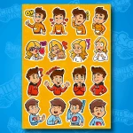 NAKLEJKI EMOCJE - EKIPY SMILESLOW