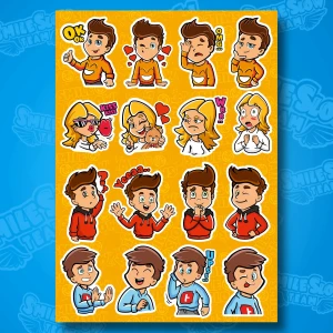 NAKLEJKI EMOCJE - EKIPY SMILESLOW