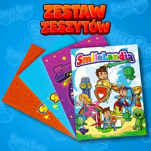 ZESTAW 4 ZESZYTÓW SMILESLOW TEAM 