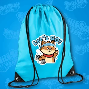 WOREK SZKOLNY SHIBA - NIEBIESKI