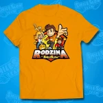 KOSZULKA RODZINA SMILESLOW - POMARAŃCZOWA