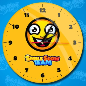 ZEGAR ŚCIENNY - SMILESLOW TEAM