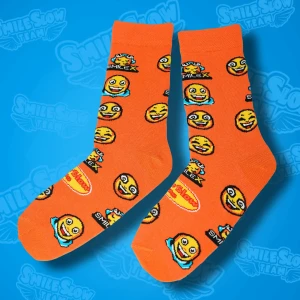 SKARPETKI SMILESLOW - POMARAŃCZOWE