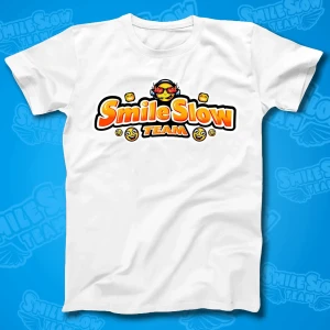 KOSZULKA SMILESLOW TEAM - BIAŁA