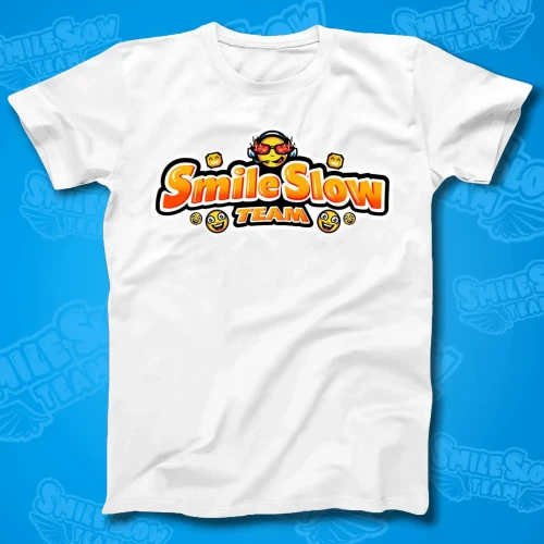 KOSZULKA-BIALA-SMILESLOWTEAM