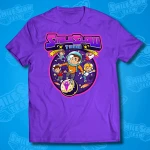 KOSZULKA KOSMOS *PREMIUM* SMILESLOW TEAM - FIOLETOWA