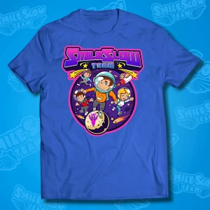 KOSZULKA KOSMOS *PREMIUM* SMILESLOW TEAM - NIEBIESKA