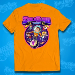 KOSZULKA KOSMOS *PREMIUM* SMILESLOW TEAM - POMARAŃCZOWA