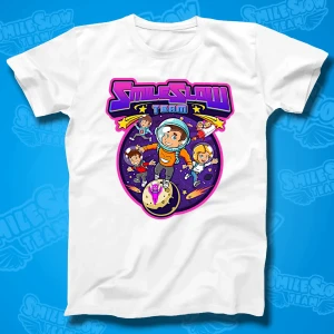 KOSZULKA KOSMOS *PREMIUM* SMILESLOW TEAM - BIAŁA