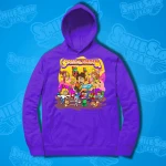 BLUZA BITWA SMILELANDIA - FIOLETOWA