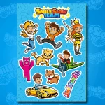 NAKLEJKI SMILELANDIA