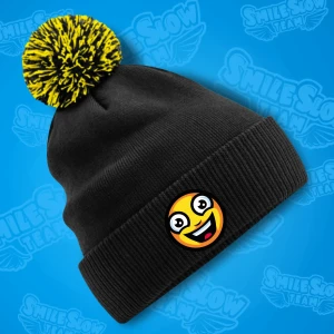 CZAPKA ZIMOWA SMILESLOW - CZARNA