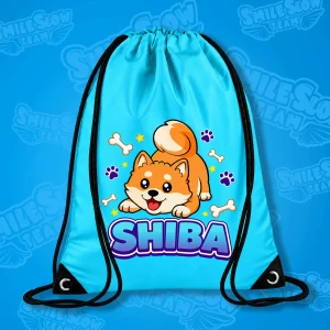 WOREK SZKOLNY SHIBA-NIEBIESKI